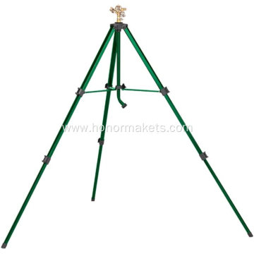 High quality Neutral 360 watering sprinkler gardens green tripod sprinkler for farm